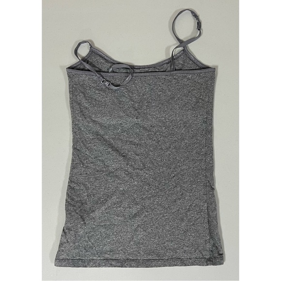 SO Gray Grey Marled ‘Perfect Cami’ Shelf-Bra Camisole Tank Top Shirt Size XS ⛓ - Picture 4 of 5